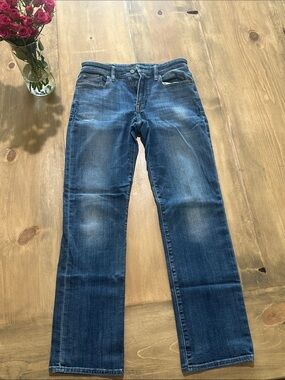 Lucky Brand Men's Straight Jeans in Blue Wash